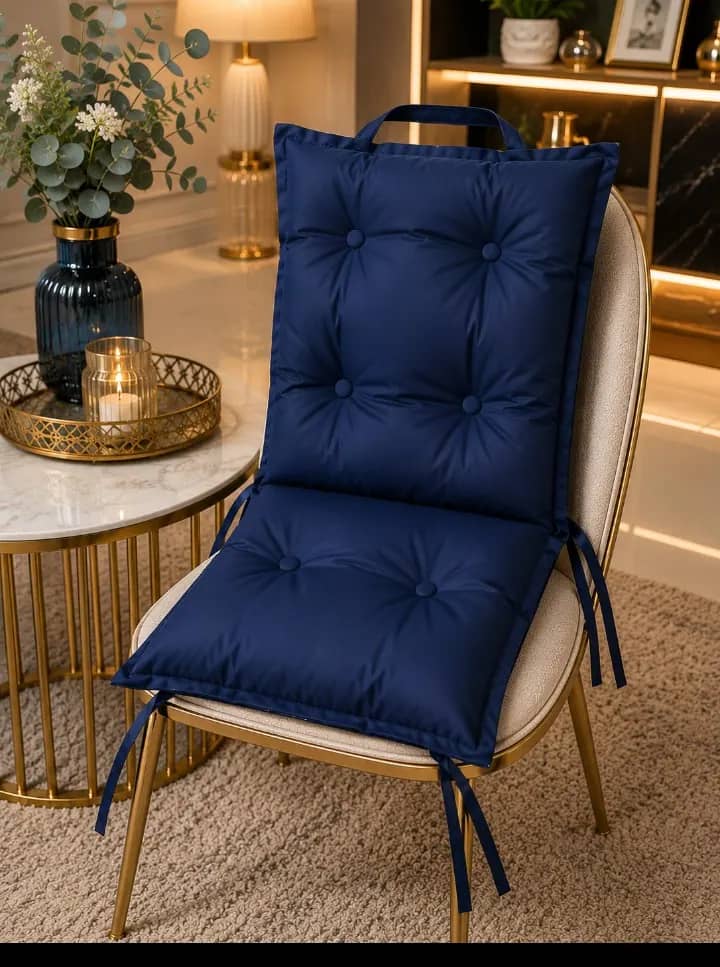 Deco Shop Plus Galette de chaise capitonnée dossier et assise